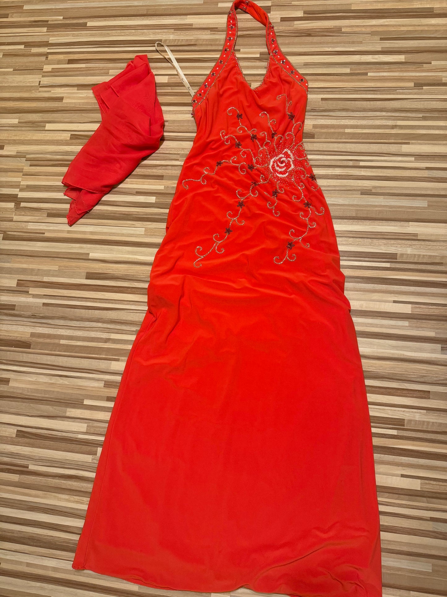 Long beaded dress
