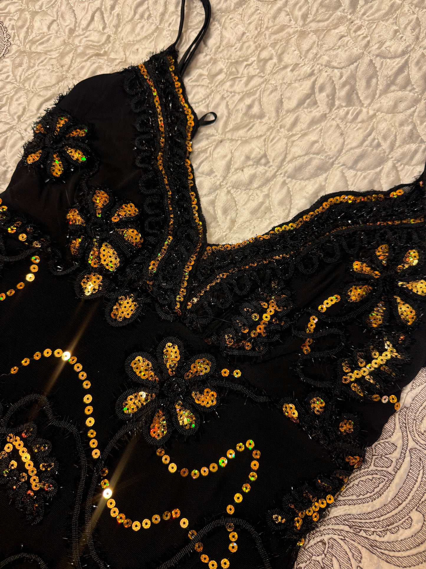 embroidered dress