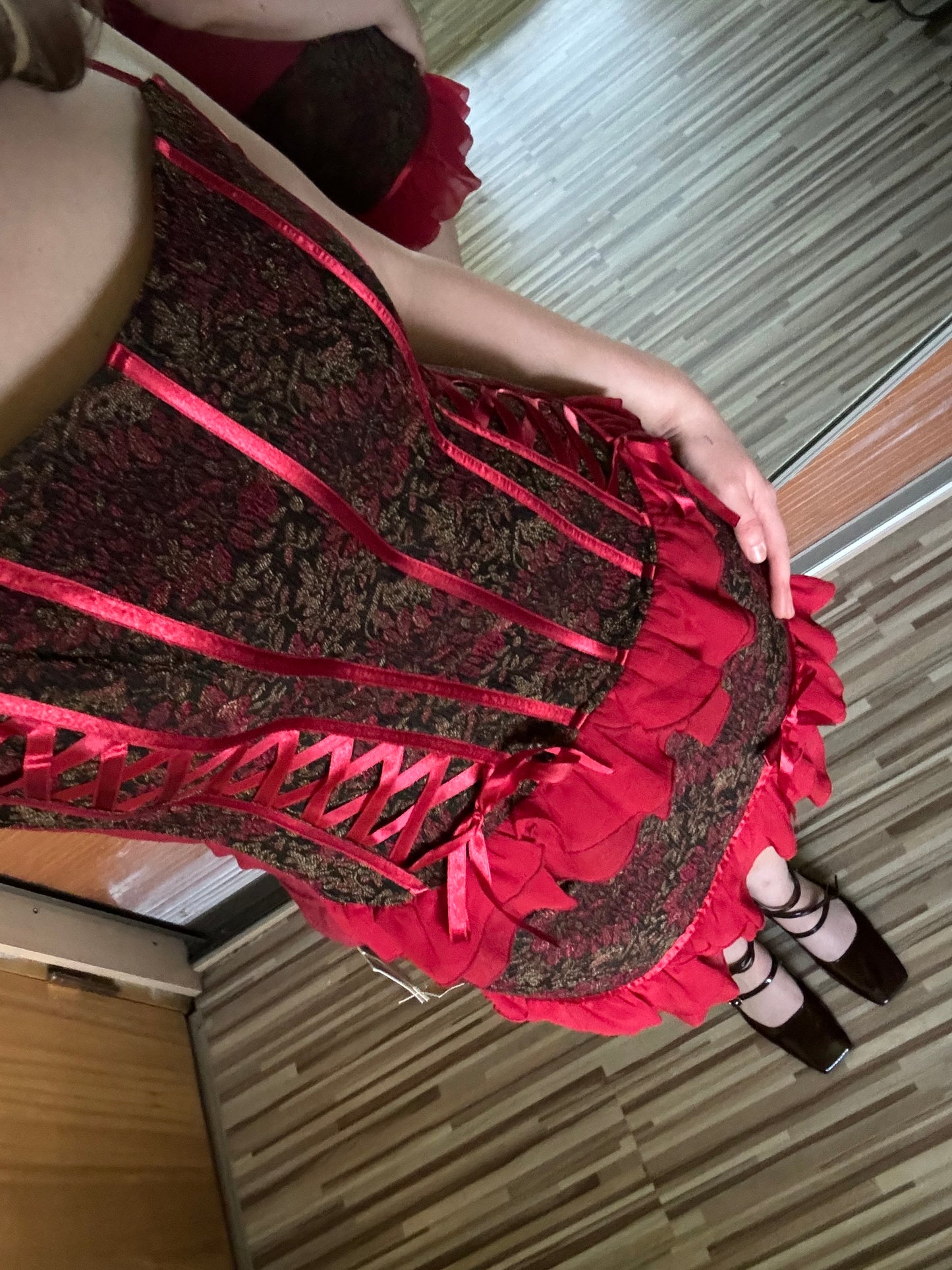 corset and skirt set