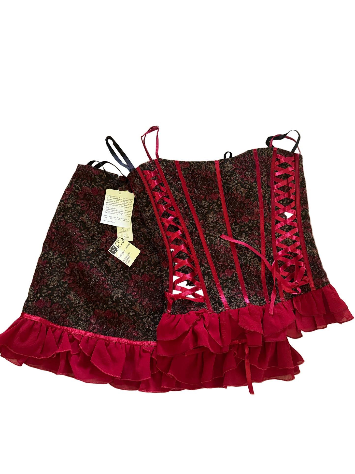 corset and skirt set