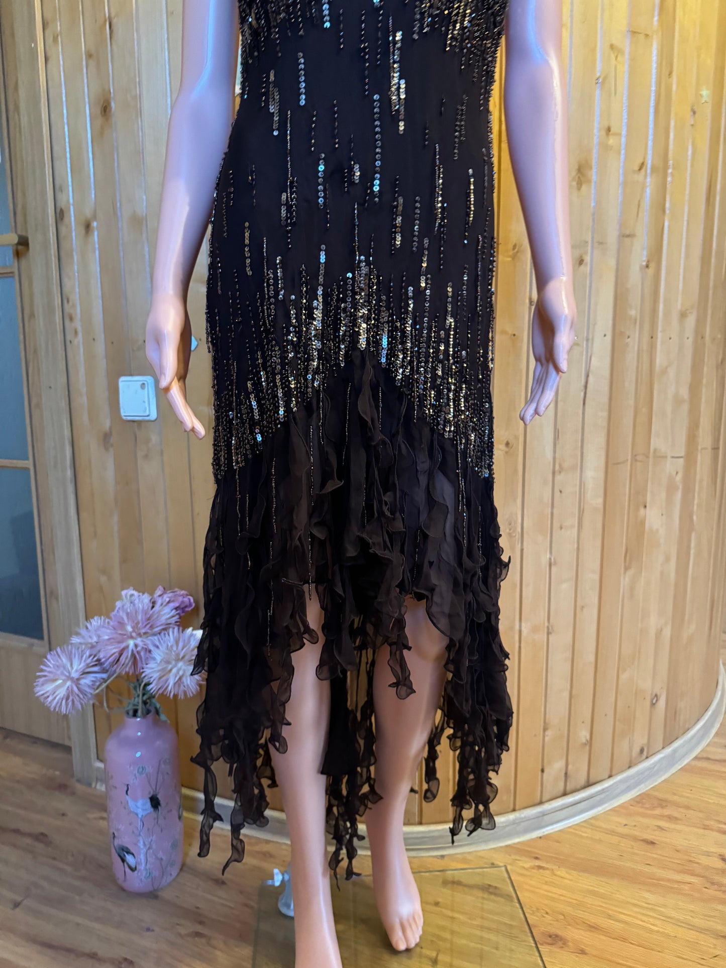 Ruffled stunning dress