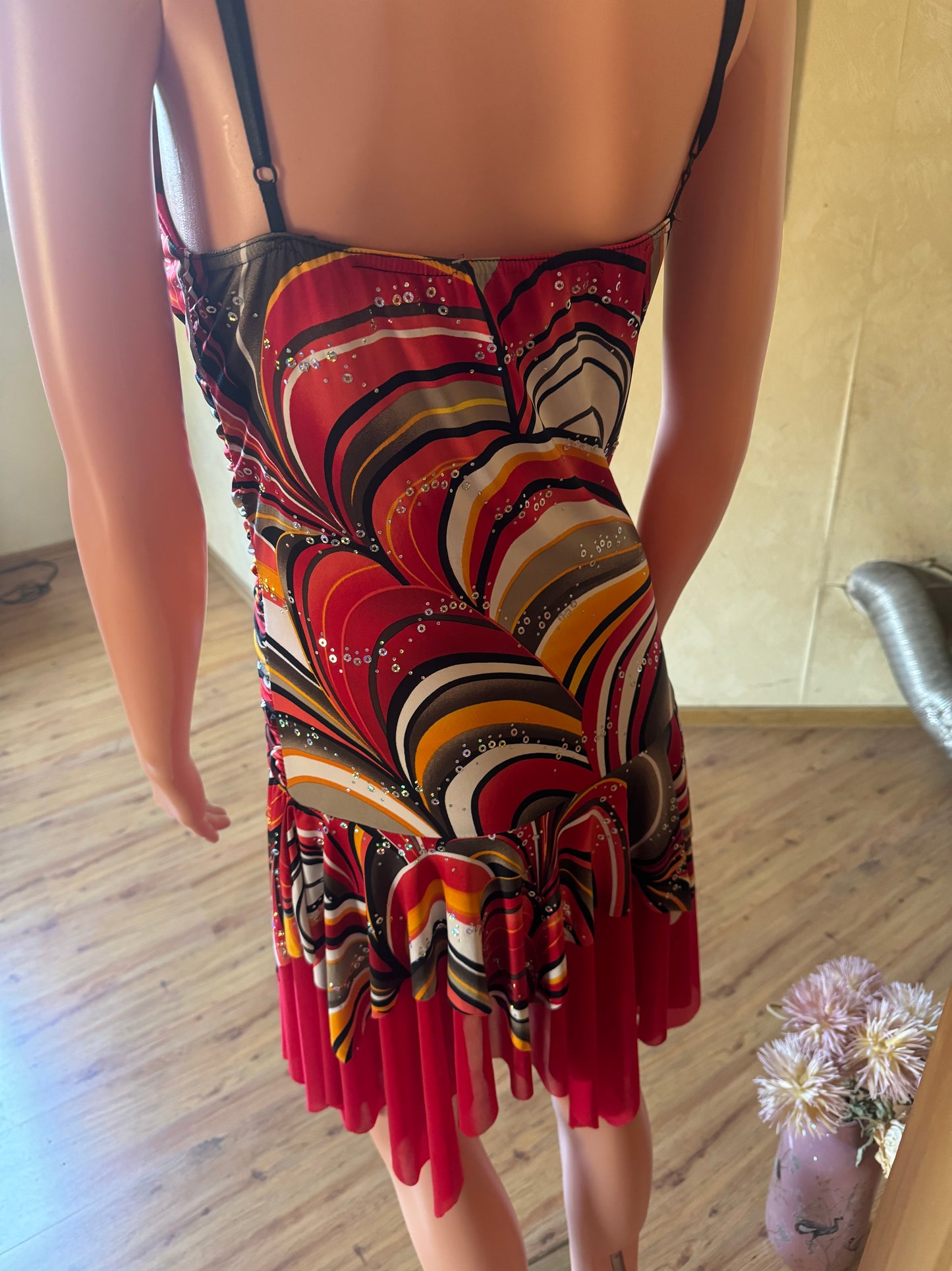 Colourful dress