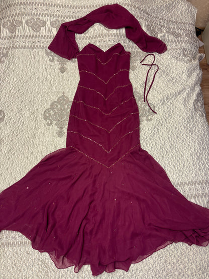 Beaded Mermaid Gown