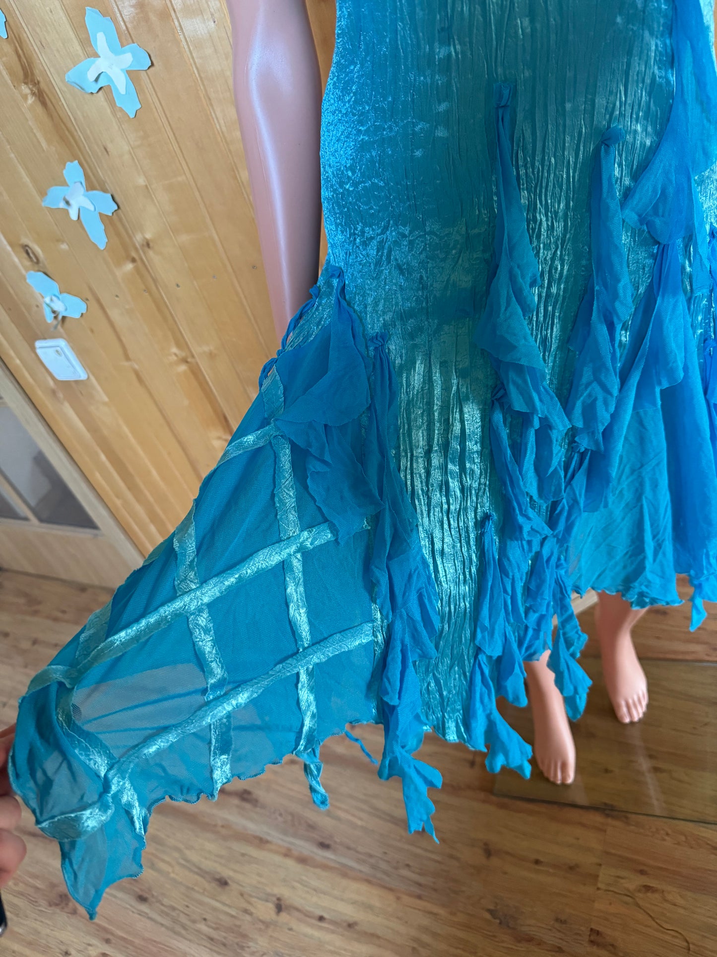 Blue mermaid dress