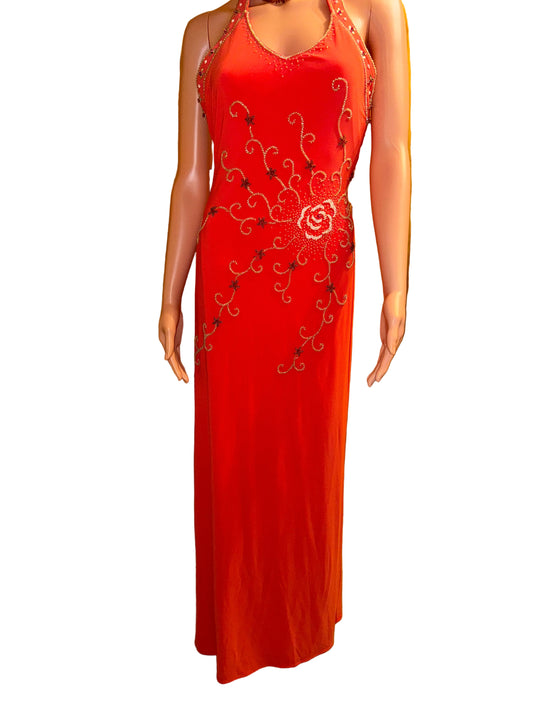 Long beaded dress