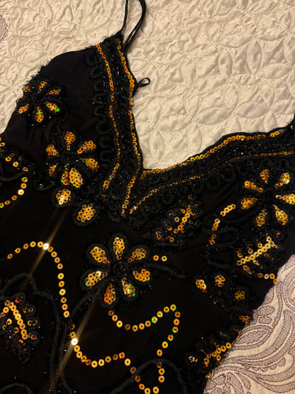 embroidered dress