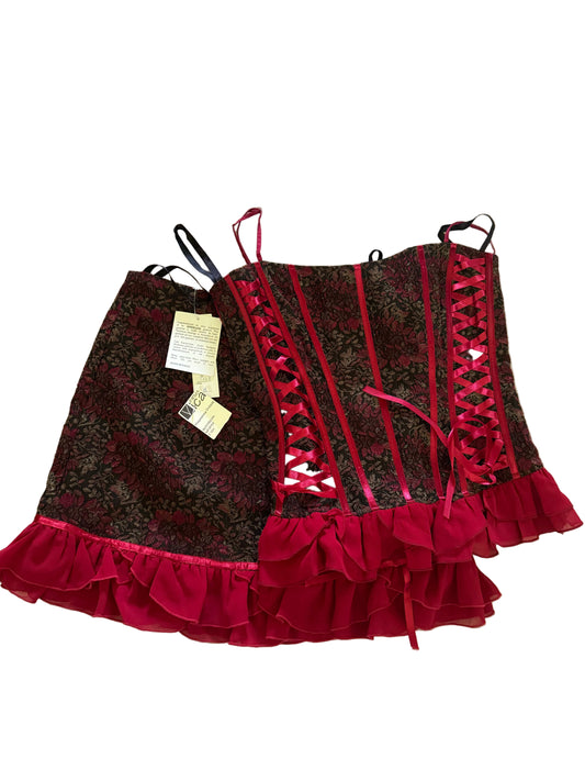 corset and skirt set
