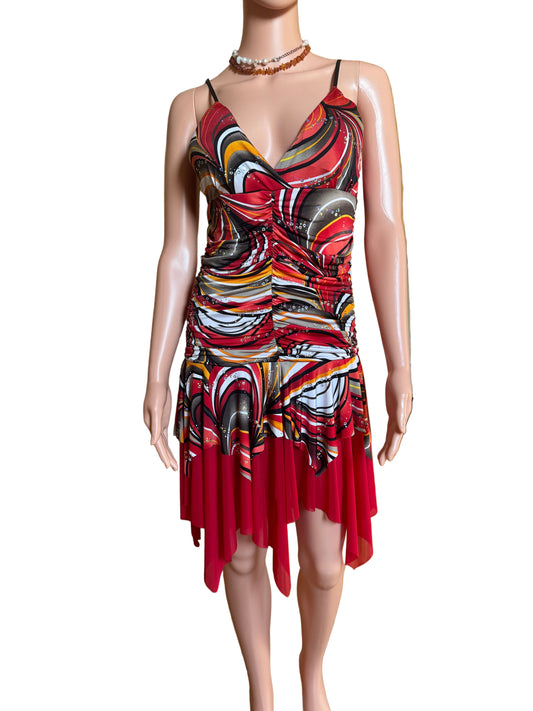Colourful dress