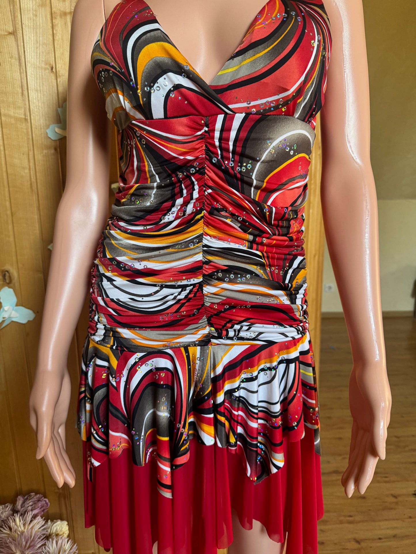 Colourful dress