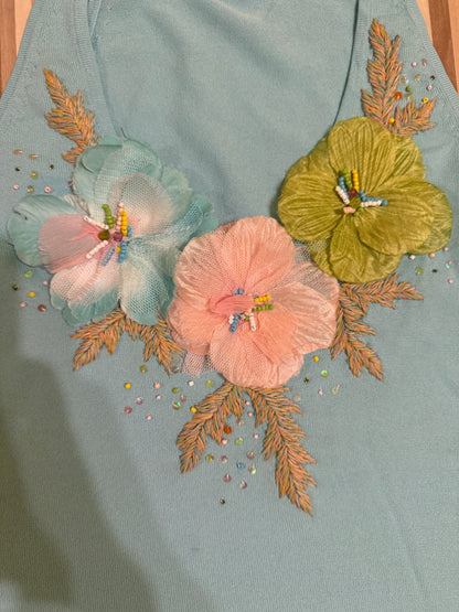 vintage beaded top